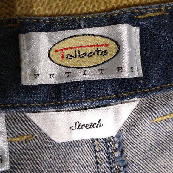 Talbot's Petite Stretch Skinny Blue Jeans - Picture 4 of 6